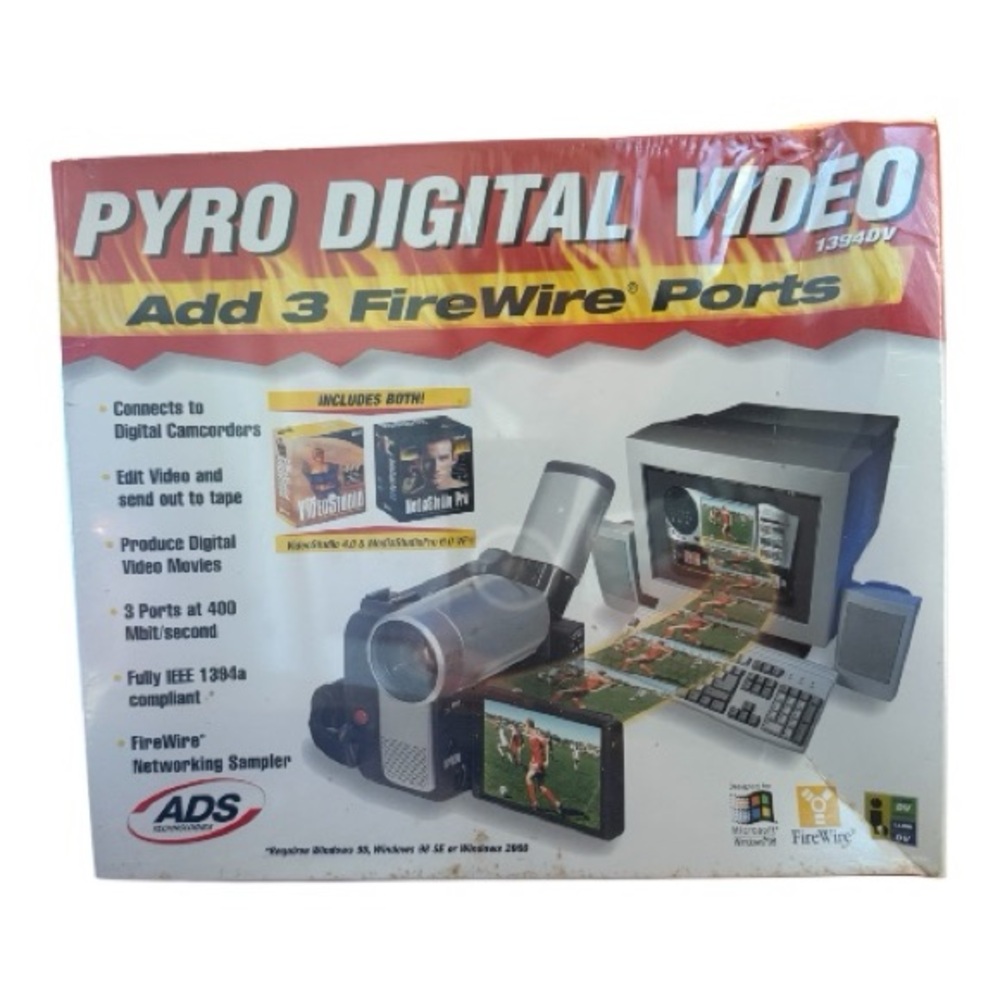 Pyro Digital Video FireWire Networking System - Gray